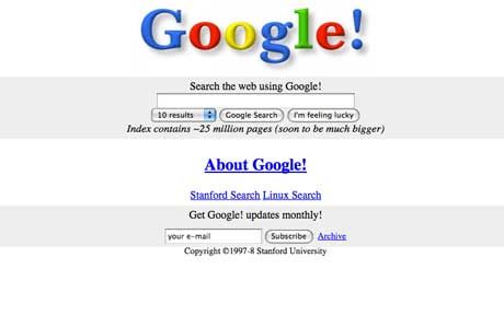 Google.com en 1996